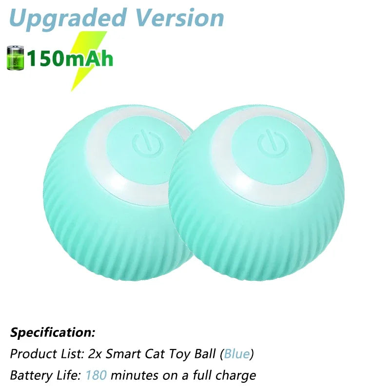 Smart Interactive Cat Toy – Electric Rolling Ball with Automatic Rotation | Fun & Engaging Game Accessory for Cats