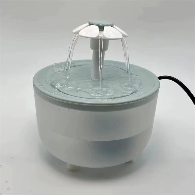 Automatic Pet Water Fountain – 1200ml Quiet USB Electric Dispenser with Circulating Filter for Cats and Small Pets