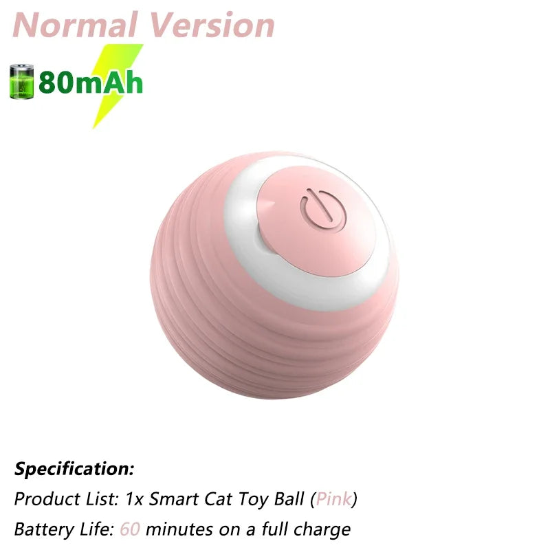 Smart Interactive Cat Toy – Electric Rolling Ball with Automatic Rotation | Fun & Engaging Game Accessory for Cats
