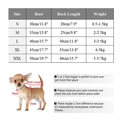 Winter Plush Dog Sweater – Soft, Warm Jacket for Small & Medium Dogs and Cats | Cozy Pet Coat for Chihuahua, Teddy & More