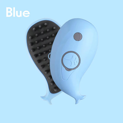 3-in-1 Electric Pet Grooming Brush – Steam Spray Comb for Cats and Dogs, Hair Removal & Massage