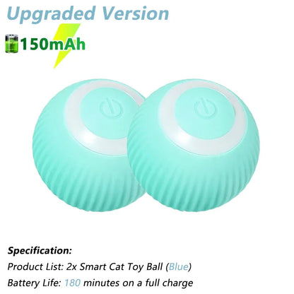 Smart Interactive Cat Toy – Electric Rolling Ball with Automatic Rotation | Fun & Engaging Game Accessory for Cats