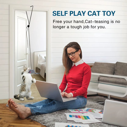 Interactive Door-Hanging Cat Toy – Stress Relief & Entertainment for Indoor Cats and Kittens