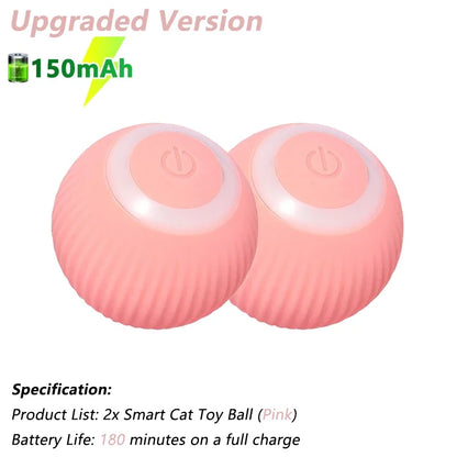 Smart Interactive Cat Toy – Electric Rolling Ball with Automatic Rotation | Fun & Engaging Game Accessory for Cats