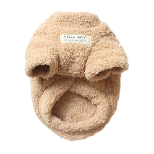 Winter Plush Dog Sweater – Soft, Warm Jacket for Small & Medium Dogs and Cats | Cozy Pet Coat for Chihuahua, Teddy & More
