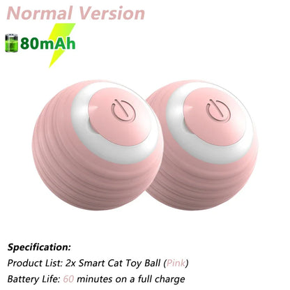 Smart Interactive Cat Toy – Electric Rolling Ball with Automatic Rotation | Fun & Engaging Game Accessory for Cats