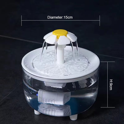 Automatic Pet Water Fountain – 1200ml Quiet USB Electric Dispenser with Circulating Filter for Cats and Small Pets