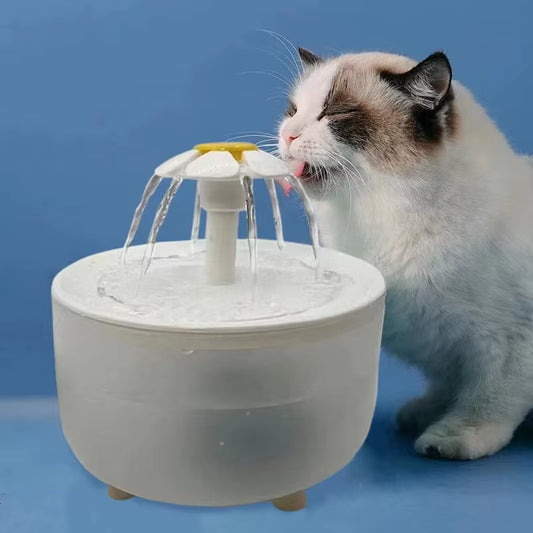 Automatic Pet Water Fountain – 1200ml Quiet USB Electric Dispenser with Circulating Filter for Cats and Small Pets