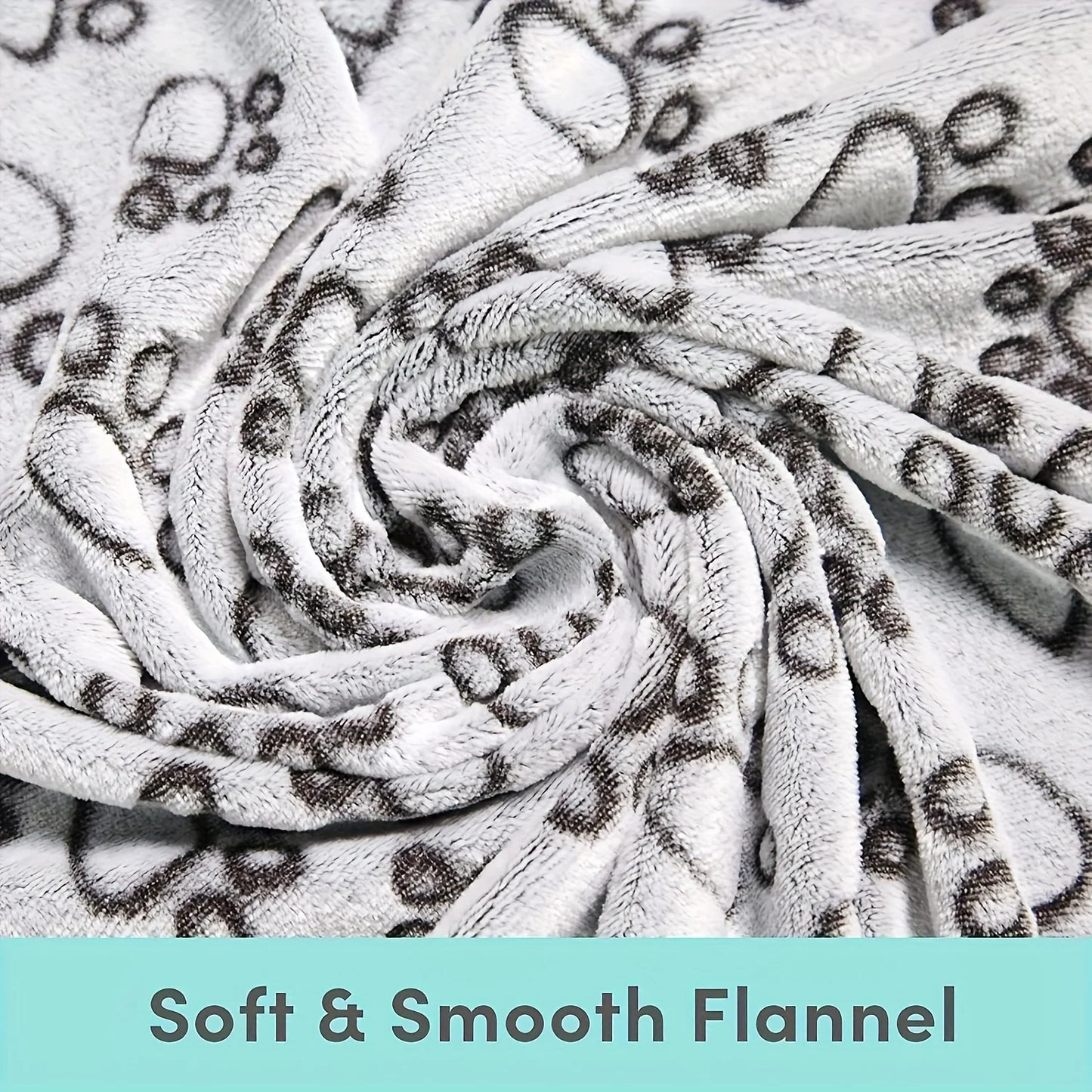 Premium Soft & Fluffy Pet Blanket – Warm, Cozy & Adorably Designed Mat for Cats and Dogs