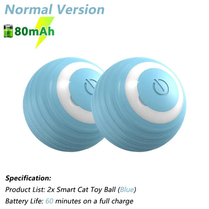 Smart Interactive Cat Toy – Electric Rolling Ball with Automatic Rotation | Fun & Engaging Game Accessory for Cats