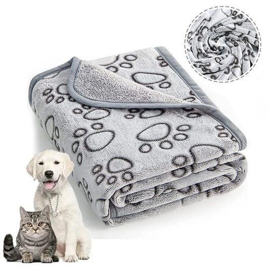 Premium Soft & Fluffy Pet Blanket – Warm, Cozy & Adorably Designed Mat for Cats and Dogs