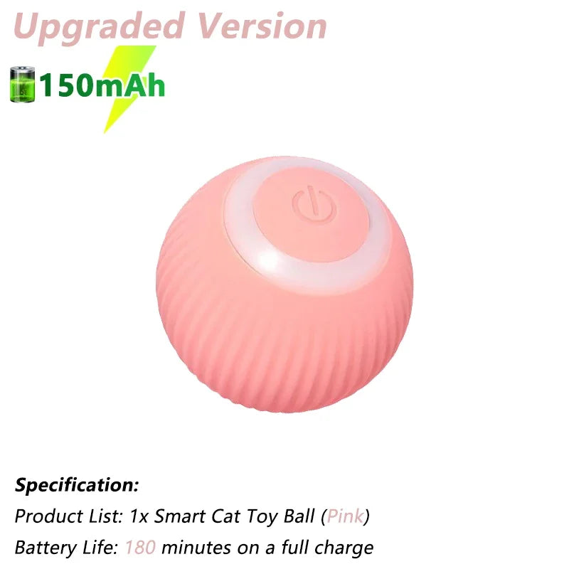 Smart Interactive Cat Toy – Electric Rolling Ball with Automatic Rotation | Fun & Engaging Game Accessory for Cats
