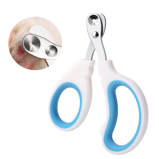 Premium Stainless Steel Pet Nail Clippers – Professional Grooming Trimmer for Cats, Kittens & Small Dogs