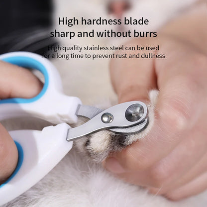 Premium Stainless Steel Pet Nail Clippers – Professional Grooming Trimmer for Cats, Kittens & Small Dogs