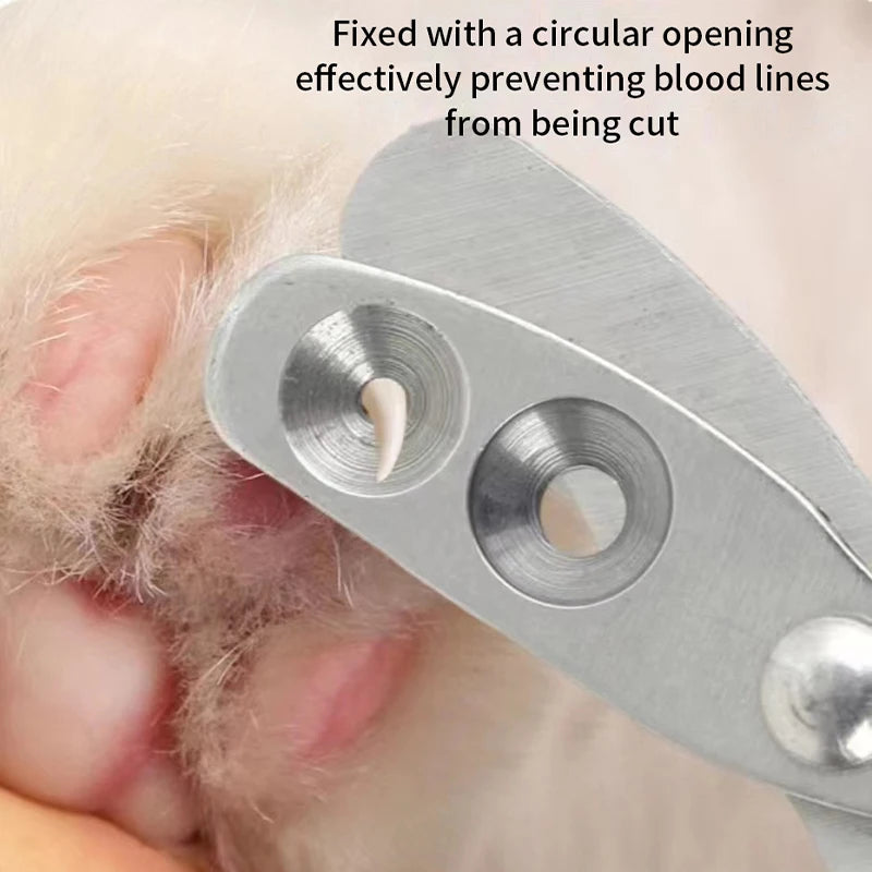 Premium Stainless Steel Pet Nail Clippers – Professional Grooming Trimmer for Cats, Kittens & Small Dogs