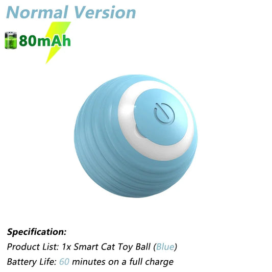 Smart Interactive Cat Toy – Electric Rolling Ball with Automatic Rotation | Fun & Engaging Game Accessory for Cats