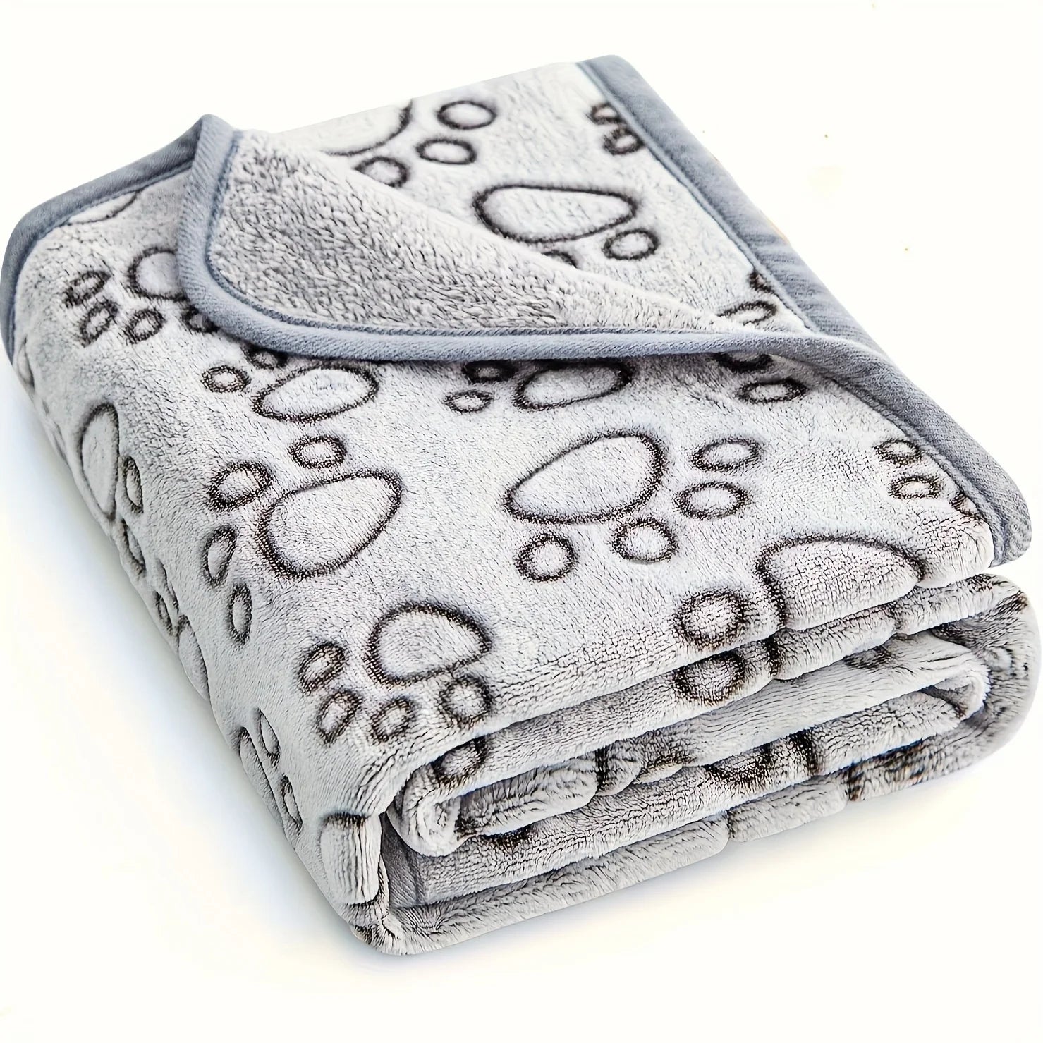 Premium Soft & Fluffy Pet Blanket – Warm, Cozy & Adorably Designed Mat for Cats and Dogs
