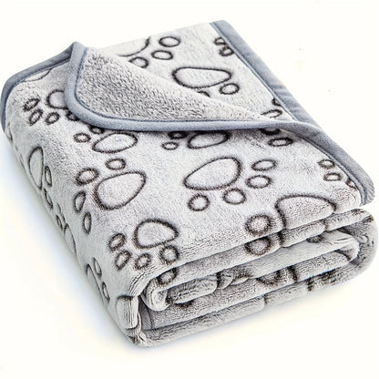 Premium Soft & Fluffy Pet Blanket – Warm, Cozy & Adorably Designed Mat for Cats and Dogs