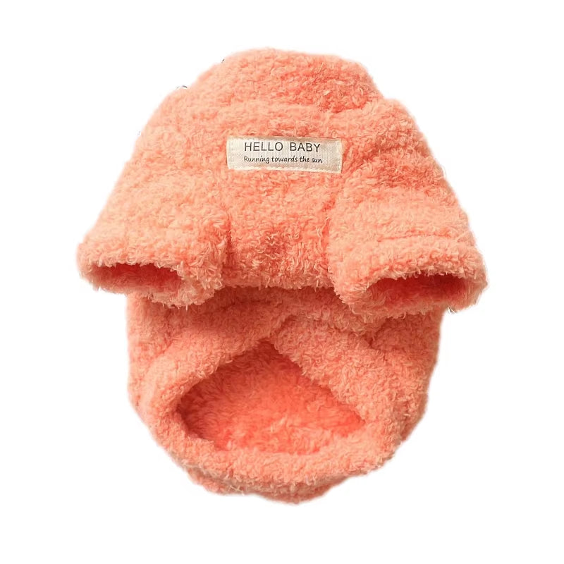 Winter Plush Dog Sweater – Soft, Warm Jacket for Small & Medium Dogs and Cats | Cozy Pet Coat for Chihuahua, Teddy & More